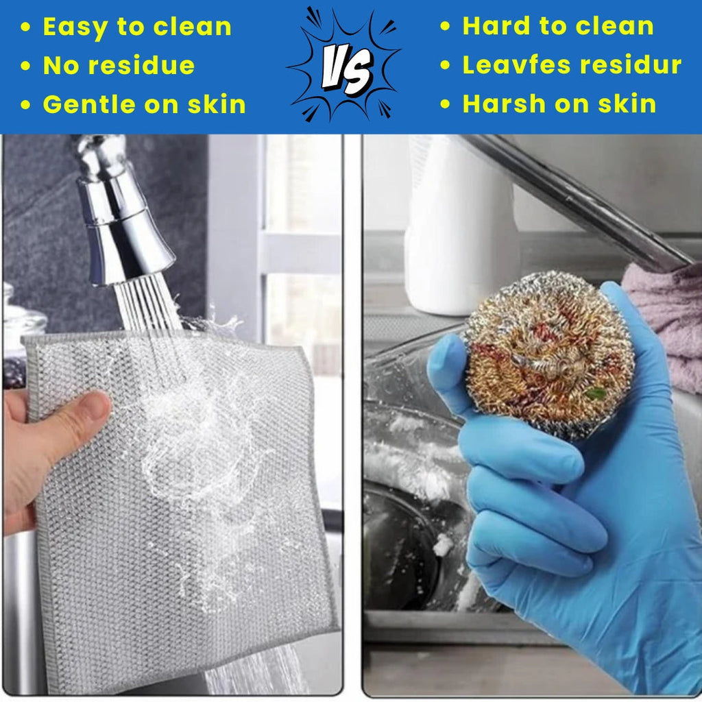 Double Layered Non-Scratch Wire Dishcloth