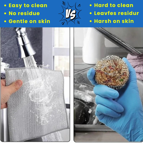 Double Layered Non-Scratch Wire Dishcloth