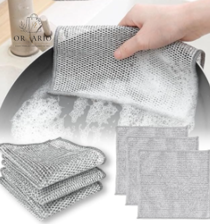 Double Layered Non-Scratch Wire Dishcloth