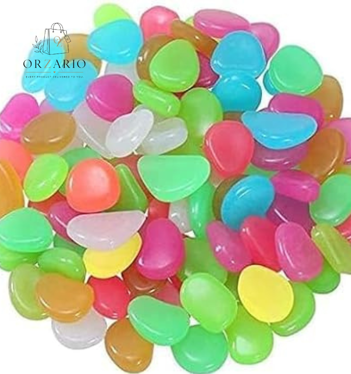 Luminous Stones - Mixed Color Glow Stones (100 pcs)