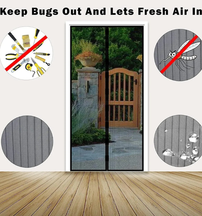Magnetic Mosquito Net for Door