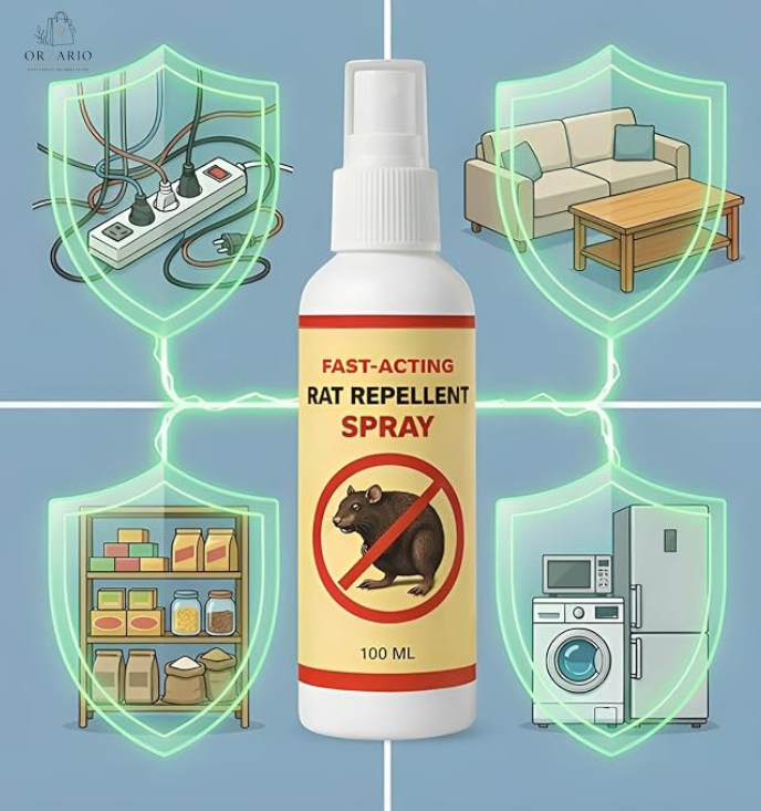 Fast Acting Rat Repellent Spray