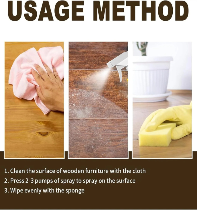 Beeswax Wood Polish Spray