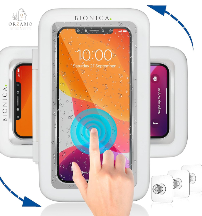 Waterproof 360 Rotatable Bath Phone Holder