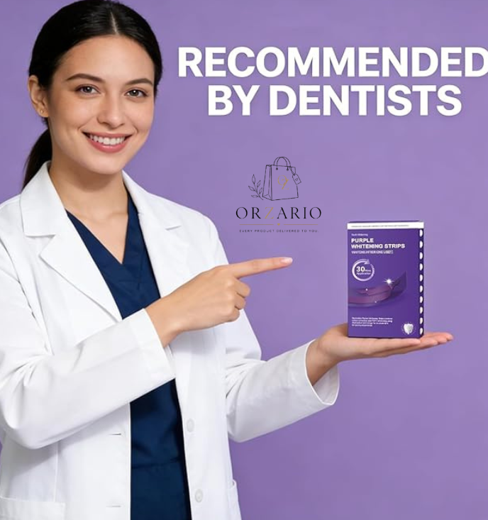 Purple Teeth Whitening Strips
