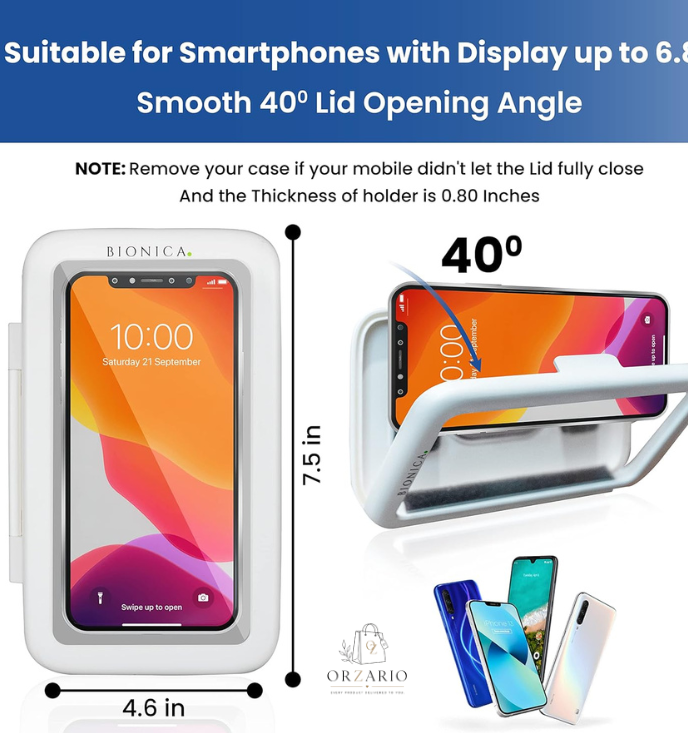 Waterproof 360 Rotatable Bath Phone Holder
