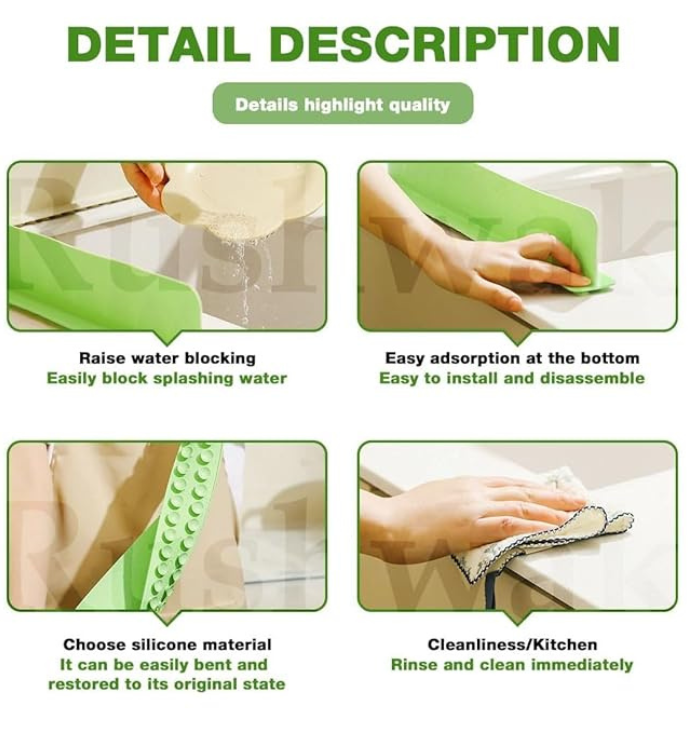 Silicone Sink Splash Guard