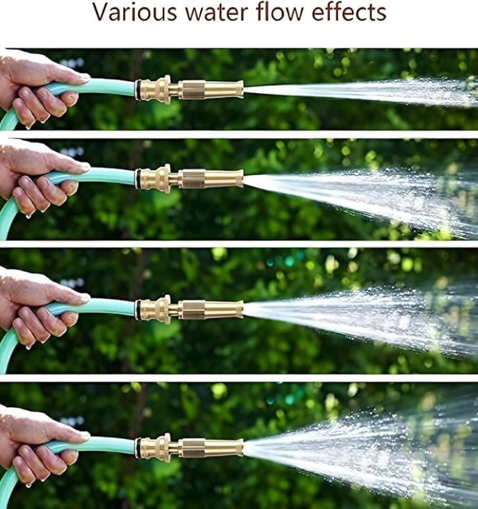 Nozzle Water Spray Adjustable for Car & Garden