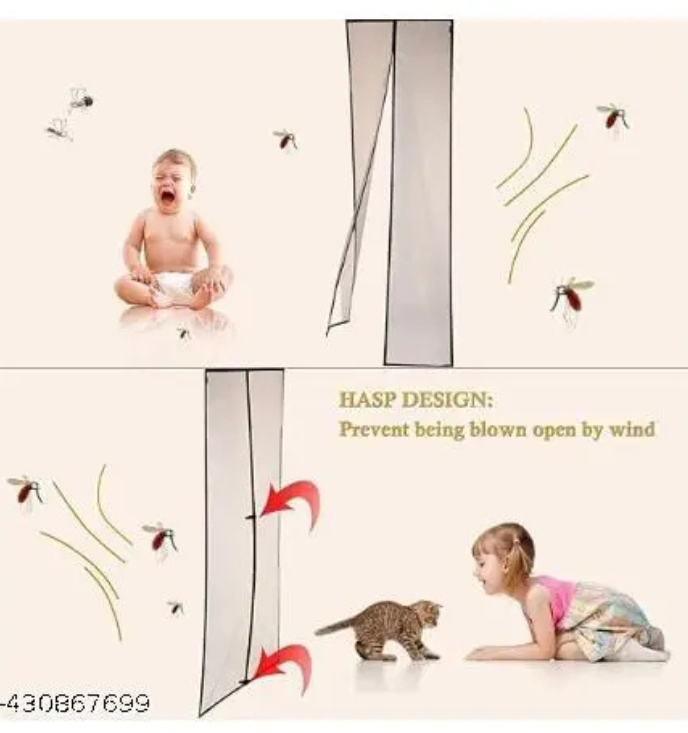 Magnetic Mosquito Net for Door