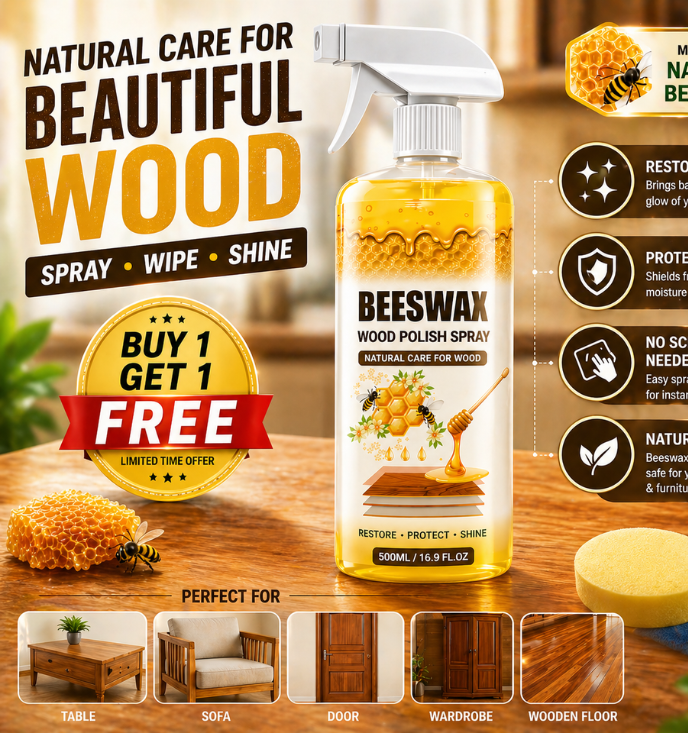 Beeswax Wood Polish Spray