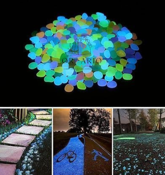 Luminous Stones - Mixed Color Glow Stones (100 pcs)
