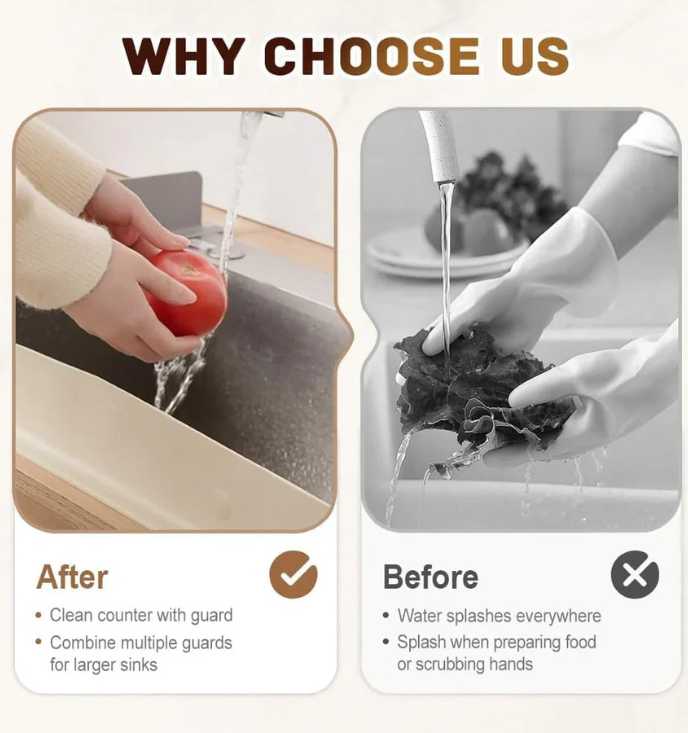 Silicone Sink Splash Guard