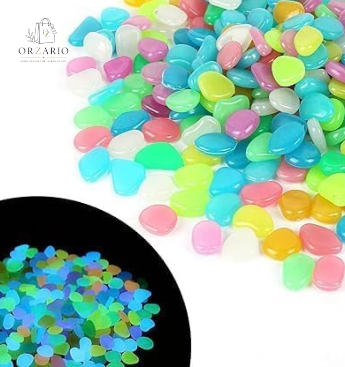 Luminous Stones - Mixed Color Glow Stones (100 pcs)