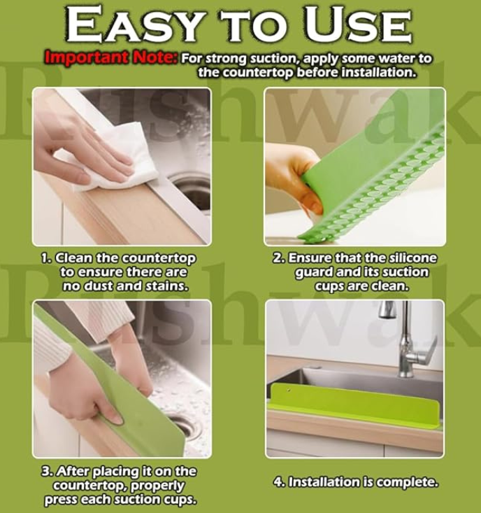 Silicone Sink Splash Guard