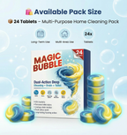 Magic Bubble Toilet Cleaning Tablets (24 Tablets)