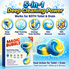 Magic Bubble Toilet Cleaning Tablets (24 Tablets)