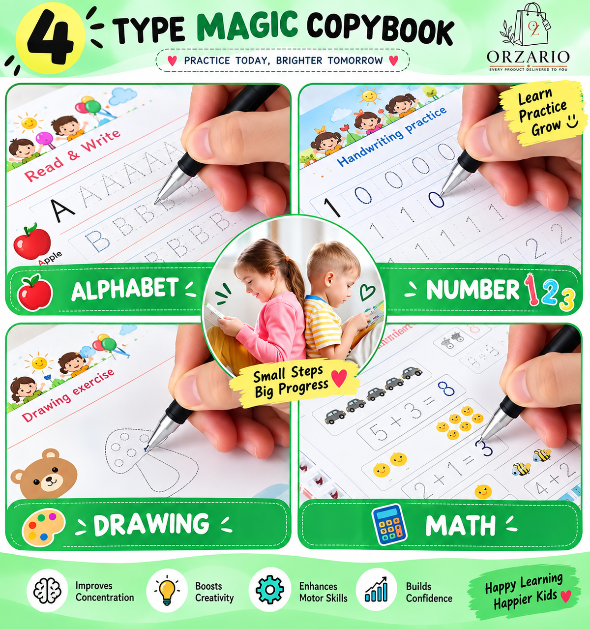 Sank Magic Practice Copybook