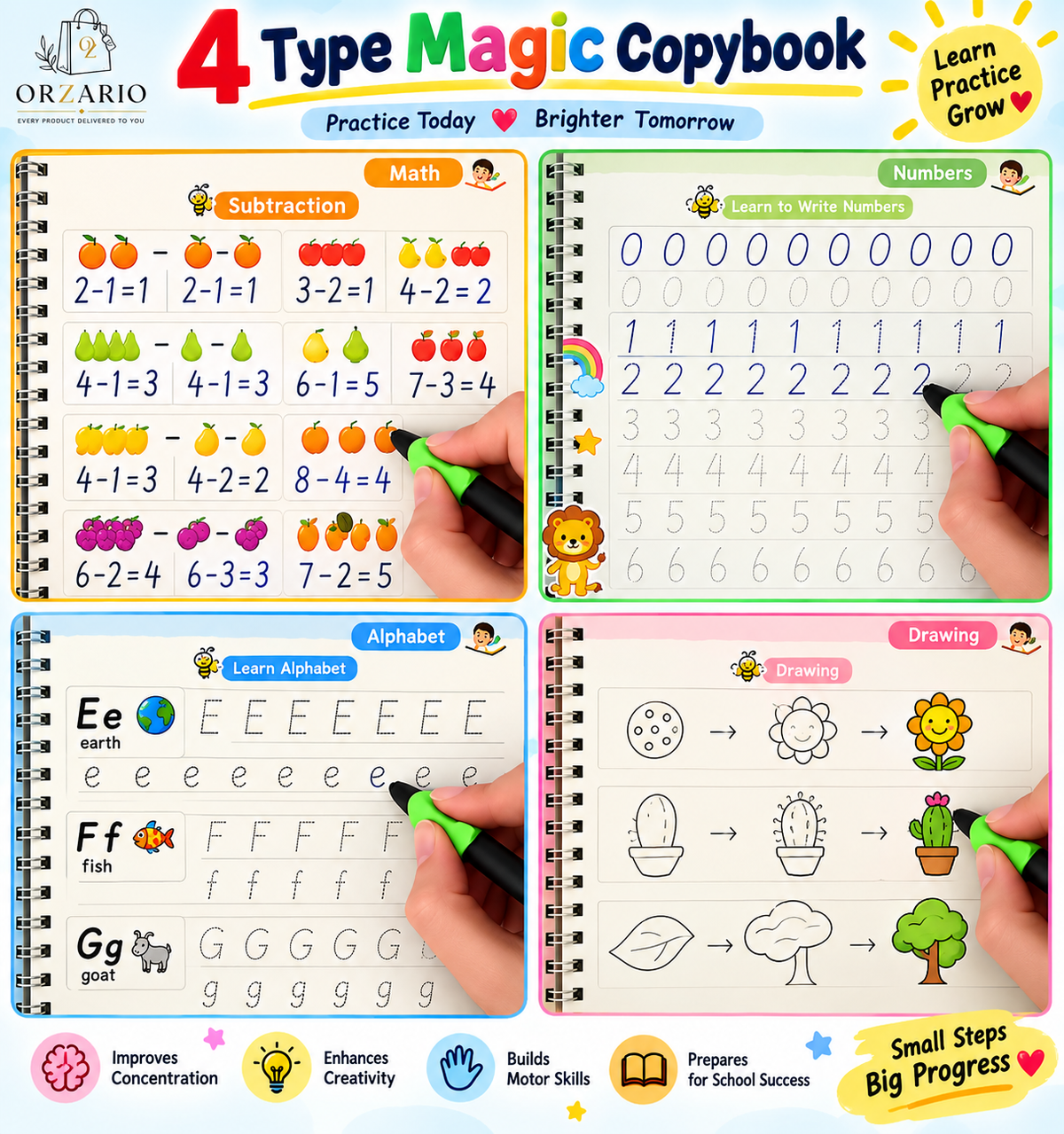 Sank Magic Practice Copybook