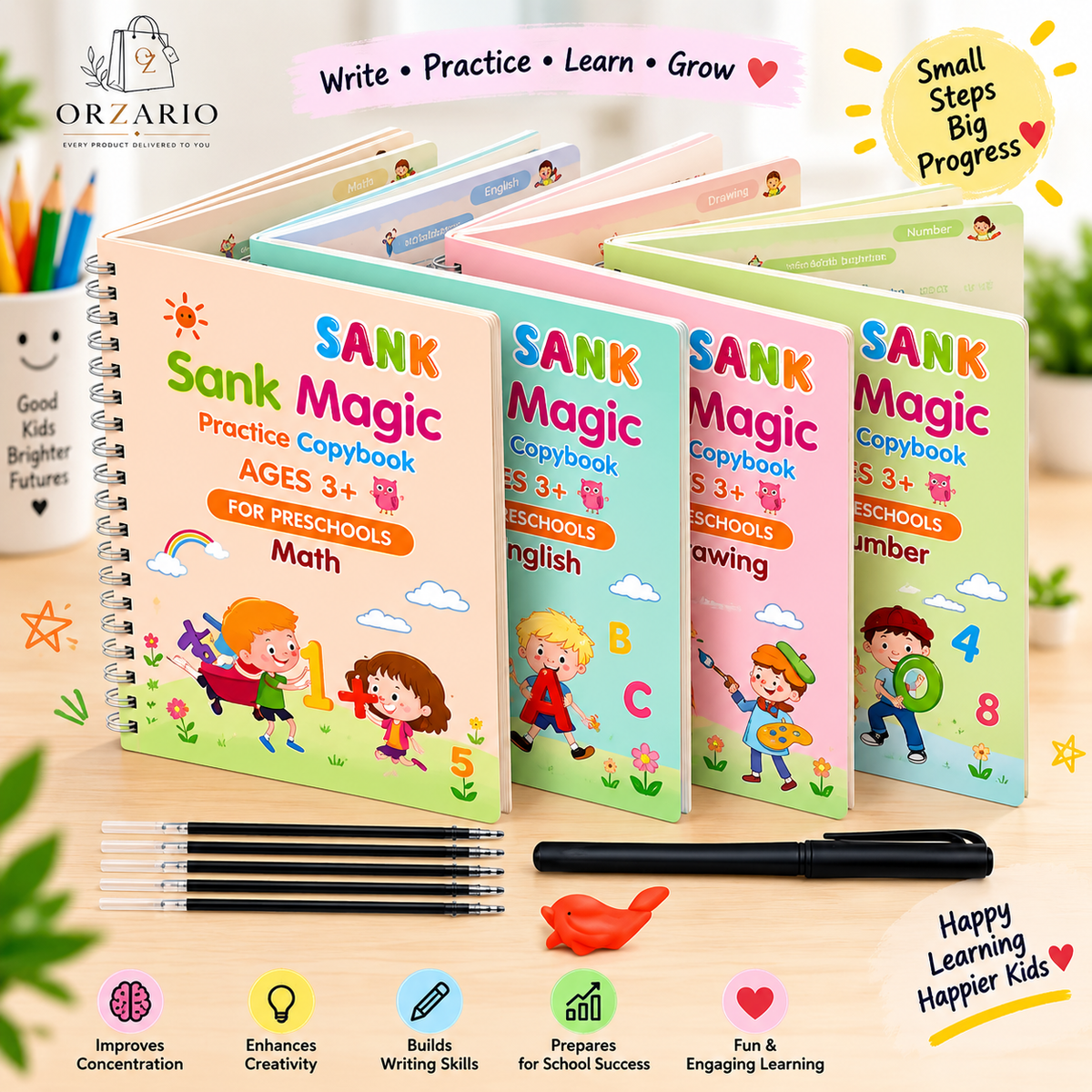 Sank Magic Practice Copybook